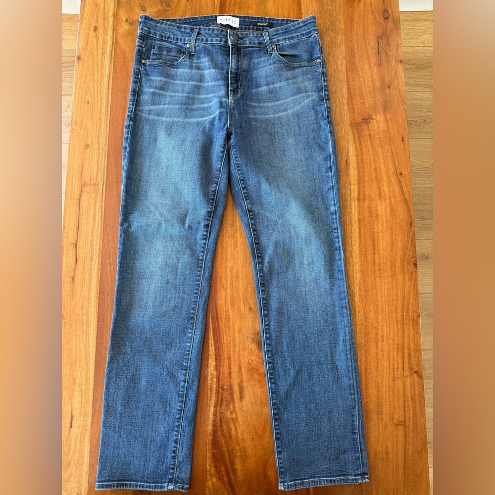 Parker Blue Straight-Leg Jeans